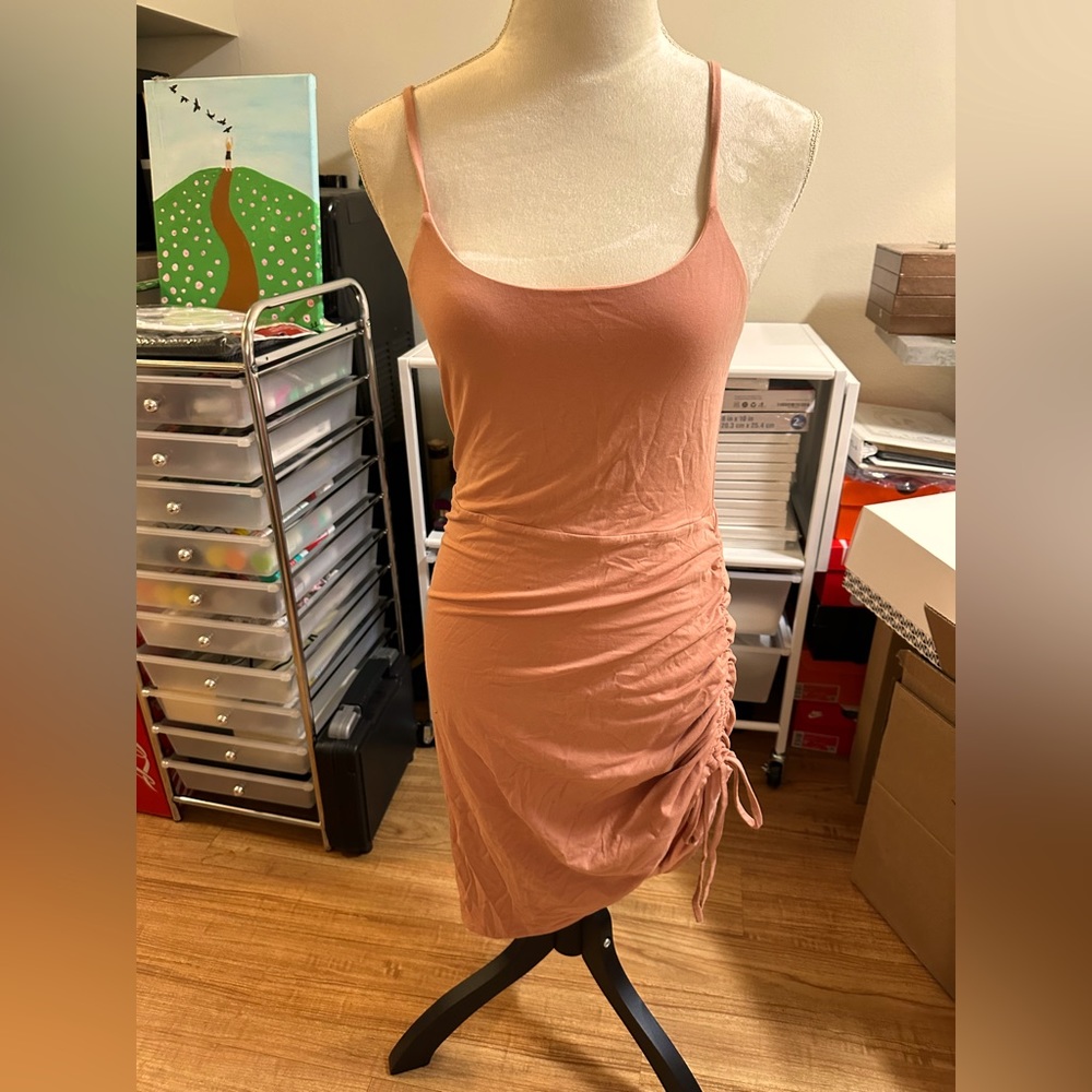 Privacy Please body con ruched dress